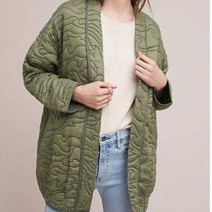 Anthropologie Quilted Kimono Jacket